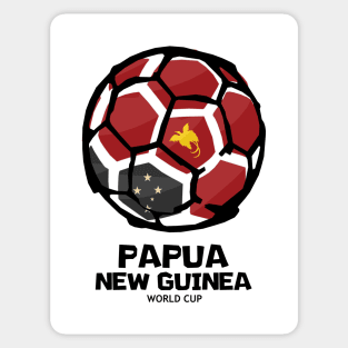 Papua New Guinea Football Country Flag Sticker